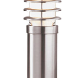 Outdoor Post - Stainless Steel & White Shade, IP44 (0483LOU052450)