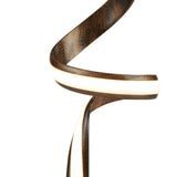 Ribbon LED Twist Table Lamp - Rustic Black/Gold Metal & Opal (0483RIB2812RU)