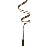 Ribbon LED Twist Floor Lamp - Rustic Black/Gold Metal & Opal (0483RIB2813RU)