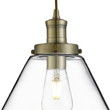 Ceiling Pendant - Antique Brass & Glass Shades (0483PYR3228AB)