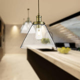 Ceiling Pendant - Antique Brass & Glass Shades (0483PYR3228AB)