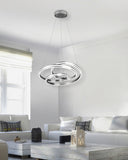LED Integrated Twisted Pendant In Matt White (1542YAR3262)