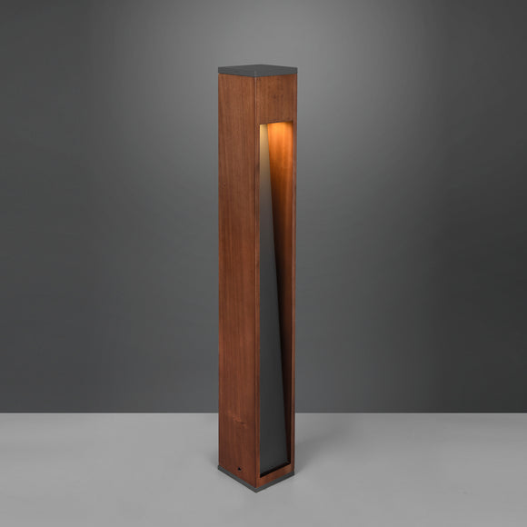 Outdoor Tall Post in Natural Wood IP44 (1542CAN4096)