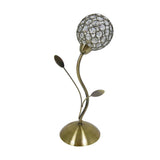 Table Lamp - Antique Brass & Clear Glass (0483BELII4571AB)