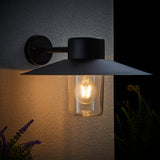 A stylish exterior wall light finished in a textured black IP44 (0711FEN60798)