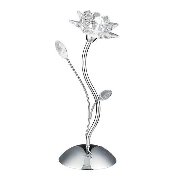 Table Lamp - Chrome & Clear Glass (0483BEL6283CC)