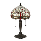 Tiffany Style Beige Small Table Lamp (0711DRA64086)