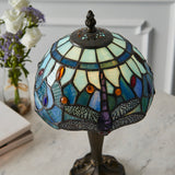 Tiffany Style Blue Mini Table Lamp (0711DRA64088)