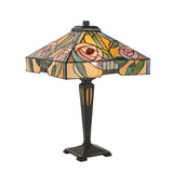 Tiffany Mackintosh Style Rose Medium Table Lamp (0711WIL64387)
