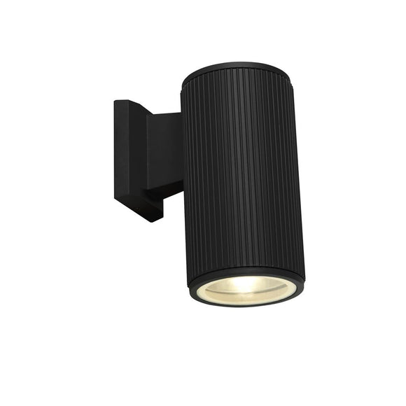 Outdoor Wall Light - Black with Clear Glass (0483HAM6871BK)