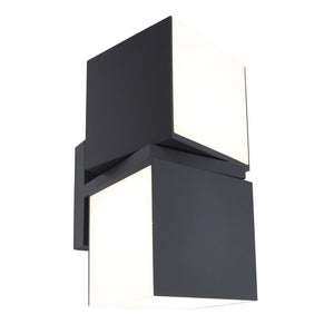 Up Down 2 light cube LED Outdoor wall light - Anthracite (1490CUB5193801118)