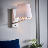 Wall light and Spotlight finished in bright nickel plate (0711HAR73026)