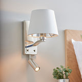Wall light and Spotlight finished in bright nickel plate (0711HAR73027)