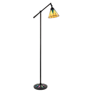 Task Floor Lamp - Tiffany Style Shade (0711DAR74355)