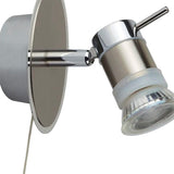 1 Light wall Bathroom spotlight Polished Chrome IP44 (0483ARI7441CCLED)