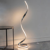 A Unique Contemporary Floor Lamp with flowing Illuminated curves (0711ARI76395)