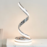 A Unique Contemporary Table Lamp with flowing Illuminated curves (0711ARI76412)