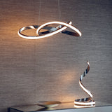 A Unique Contemporary Table Lamp with flowing Illuminated curves (0711ARI76412)