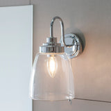 A timeless classic IP44 rated bathroom wall light (0711ASH77088)