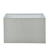 16 Inch - smart, clean line, modern, rolled edge shade finished in cool grey cotton fabric (0711REC77479)
