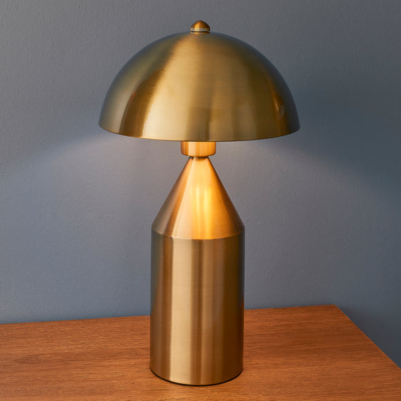1 Light Table Lamp in Antique Brass (0711NOV90522)