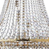 19 Light Crystal Chandelier - Gold & Crystal (0483VER19GD)