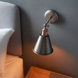 Wall Light finished in aged pewter and aged copper (0711HAL92866)