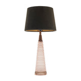 Classic styling meets timeless design in this table light - Pink base with Velvet Mocha shade (0711NAI93115)