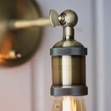Wall Light in Antique Brass (0711HAL97245)