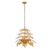 Chandelier - Leaf Design in Gold Painted Finish (0711LEA93874)