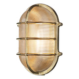 Large Oval Wall Bulkhead Brass IP64 (0183ADM2140)