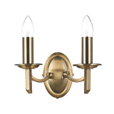 Double Wall Bracket Antique Brass (0183AMB0975)