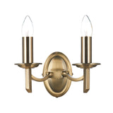 Double Wall Bracket Antique Brass (0183AMB0975)