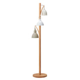 3 Light Floor Lamp complete with Painted Shade (0183BLY4943)