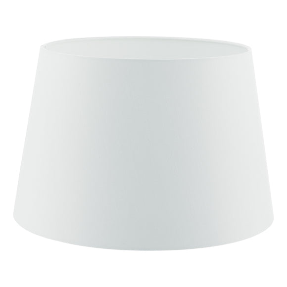 Faux Silk Tapered Drum Shade 45cm - White (0183CEZ182)