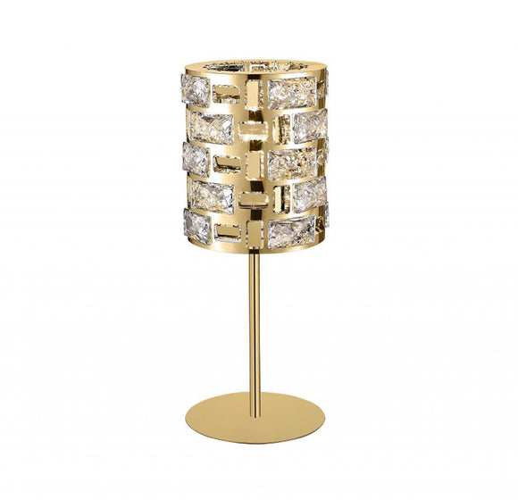 1 light Table Lamp - Crystal and Gold  (0268LOLTLG)