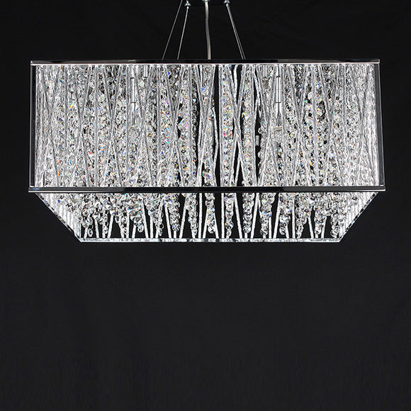 Crystal and Chrome 5 Light Hanging Pendant (0268MEL05CH)