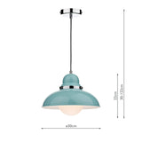 1 Light Pendant - Available in a choice finishes (0183DYN01)