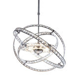 10 Light Pendant Faceted Crystal and Polished Chrome (0183ETE2350)