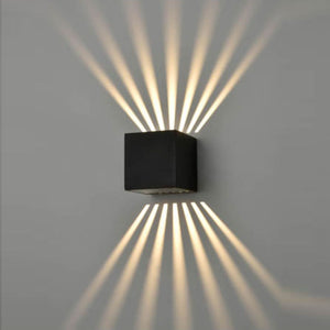 Exterior 6W Light LED Wall Light Fitting IP54 (0194AUREXT6629)