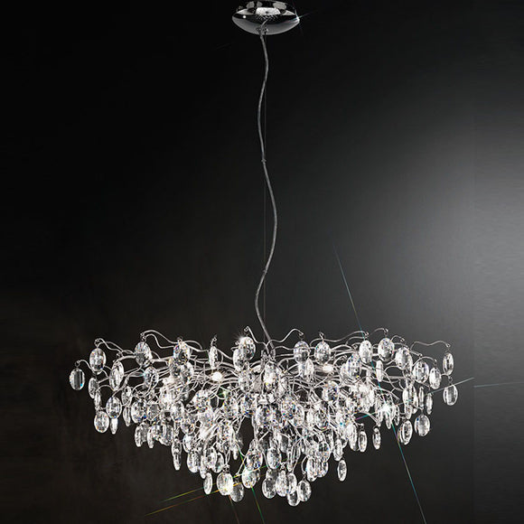 15 Light Pendant in Chrome (0194WISFL232615)