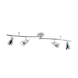 4 Light Spotlight Bar Polished Chrome GU10 (0183HOU8450)