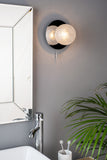 1 Light Bathroom Wall Light Glass Polished Chrome IP44 (0183PRA6048Q)