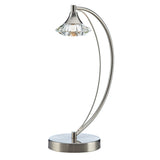 1 Light Table Lamp Satin Chrome Crystal (0183LUT4146)