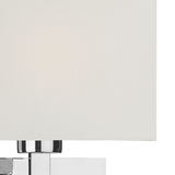 1 Light Wall Light 1polished Chrome with Ivory Shade (0183MOD7150)