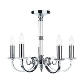 5 Light Dual Mount Pendant Polished Chrome (0183MUR0550)