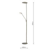 LED Floor Stand with Reading Light (0183OUN4946)