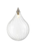 1 Light pendant Satin Nickel with Clear glass  (0194PER244358)
