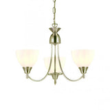 3 Light Ceiling Dual Mounted finished in satin silver with matt opal glass shades. (0711ALT18053SC)