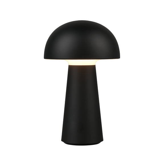 LED Integrated Table Lamp in Black - USB Chargeable (1542LEN52176102)